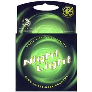  NIGHT LIGHT CONDOMS 3S [Health and Beauty] [Health and 