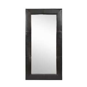   PD 1DA05FMIBL Omega Floor Leather Mirror in Chocolate