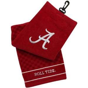  NCAA Alabama Crimson Tide Crimson Embroidered Team Logo 