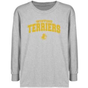  Wofford Terriers Youth Ash Logo Arch T shirt  Sports 