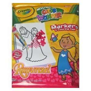  Crayola Color Wonder Rapunzel Markers & Coloring Pad Toys 