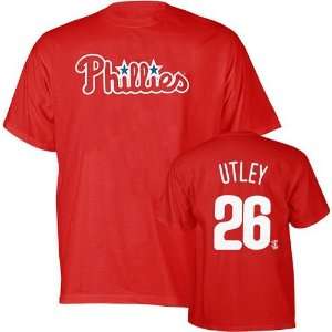   Red Name and Number Philadelphia Phillies T Shirt