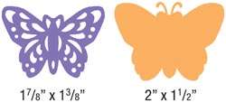 BUTTERFLY Silhouettes & Shadows Lever Punch Set   McGill  