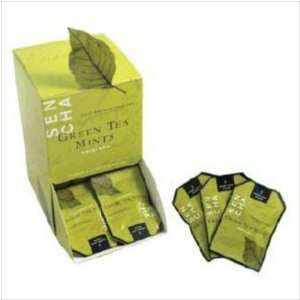 Sencha Green Tea Mints, Original, Packette Box (50 packettes per box)