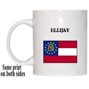    US State Flag   ELLIJAY, Georgia (GA) Mug 