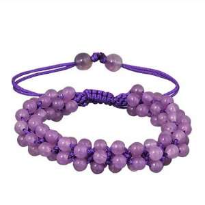  Macrame Bead Wrap Bracelet With Semiprecious Stone Beads Jewelry
