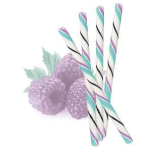   Raspberry Circus Sticks, 50 Blue Raspberry Flavored Hard Candy Sticks