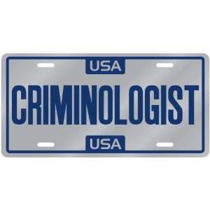  New  Usa Criminologist  License Plate Occupations