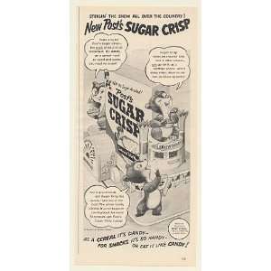  Sugar Crisp Cereal Bears Showboat Print Ad (49848)