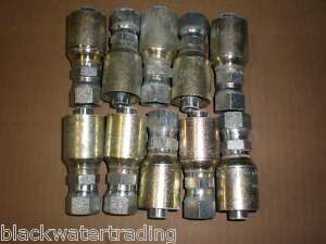 Lot of 10 5/8 Grip Crimp Hydraulic Couplings New  