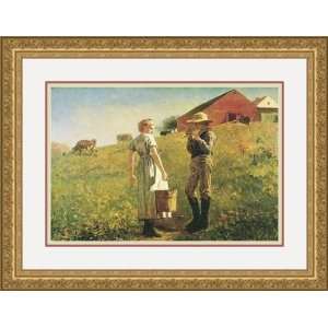  Gloucester Farm by Winslow Homer   Framed Artwork