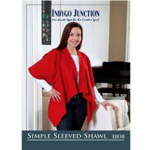   Junction Simple Sleeved Shawl By The Each Arts, Crafts & Sewing