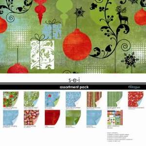    Glitzmas Assortment Pack (24 sheets) by SEI Arts, Crafts & Sewing