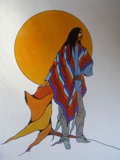 Southwest Indian Cowboy by Diane Oleary vintage  