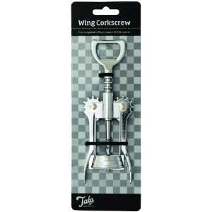   Tala Chrome Plated Wing Corkscrew With Bottle Opener