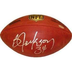 Bo Jackson Autographed Football   New Duke   Autographed Footballs