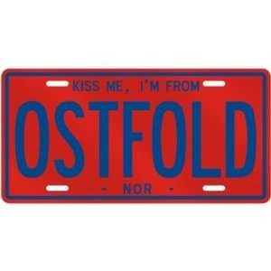   AM FROM OSTFOLD  NORWAY LICENSE PLATE SIGN CITY