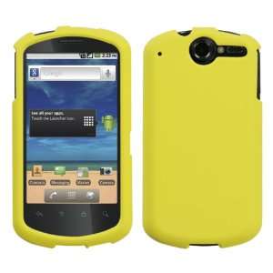  Yellow Phone Protector Cover(Rubberized) for HUAWEI U8800 (Impulse 