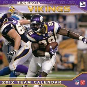  NFL Minnesota Vikings 2012 Wall Calendar
