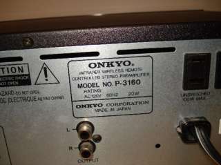 Onkyo Infrared Wireless Remote Controlled Stereo Preamplifier RI 