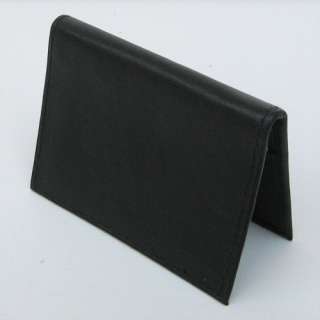 LEATHER Window ID Credit Cards Thin Small Wallet 21  