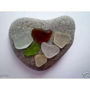 100% NaTuRally SEA SCULPted SEA GLASS HeaRts COLLECTION from CATALINA 