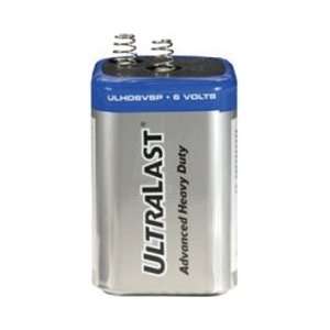  Ultralast 6v Lantern Battery W/ Spring Terminals Designed 