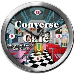 CONVERSE 14 Inch Cafe Metal Clock Quartz Movement  Kitchen 