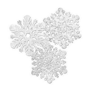  Silver Snowflake Cutouts 