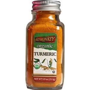 Red Monkey Organic Turmeric, 1 Ounce Bottles (Pack of 6)  