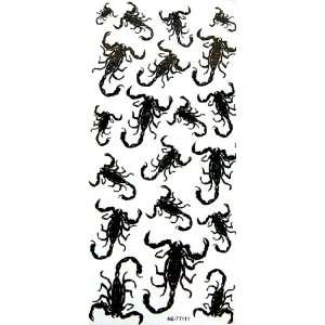    YiMei Waterproof tattoo sticker black animal scorpion Beauty