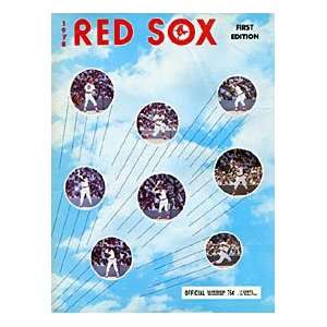   Red Sox Unsigned 1978 Baseball 1st Edition Scorebook 