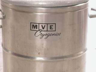 MVE Cryogenics Stainless Steel Dewar LNo2 Liquid Nitrogen Cryo  