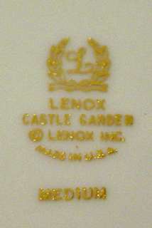 DISCONTINUED LENOX CASTLE GARDEN 16 3/8 PLATTER NEW  