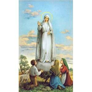  Our Lady of Fatima Custom Prayer Card 