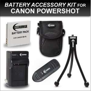 Accessories Kit for Canon Powershot D10, D20, SX240 HS, SX260 HS,Canon 