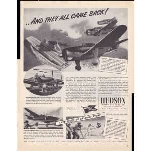  Hudson Motor Car Company Navy Helldivers War Effort 1944 