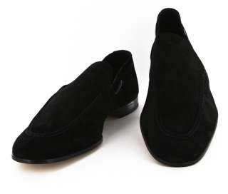 New $750 Santoni Black Shoes 13/12  
