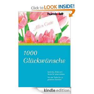 1000 Glückwünsche (German Edition) Alexandra Steiner  