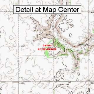   Map   Dahlen, North Dakota (Folded/Waterproof)