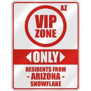   ZONE  ONLY RESIDENTS FROM SNOWFLAKE  PARKING SIGN USA CITY ARIZONA
