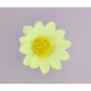Daisy Flower with Yellow Center in Yellow   10 Pieces