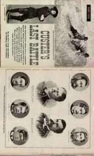 Custers Last Battle (lst part) w Pics Of Dead Officers  