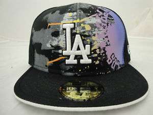 NEW ERA 5950 CUSTOM PAINTED FRONT LOS ANGELES DODGERS  