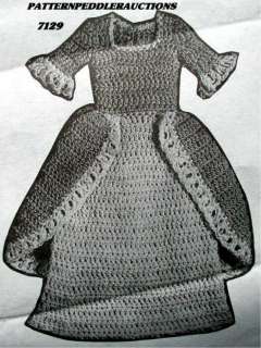 MARTHA & GEORGE WASHINGTON Crochet Doll BARBIE Pattern  