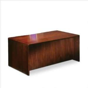  Left Single Pedestal Desk, 72x36x29 1/2, Mahogany 