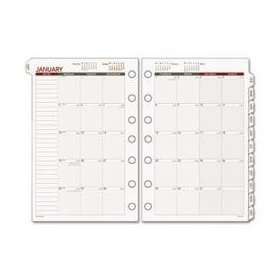  Day Runner Express Recycled Monthly Planning Pages, 8 1/2 