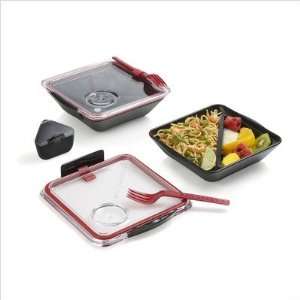  Box Appetit Lunch Box Color Black / Red