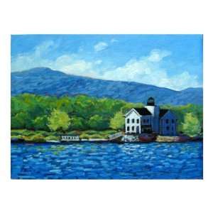  Saugerties Lighthouse on the Hudson River Giclee Poster 