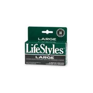  LifeStyles Comfort Brand Extra Large Lubricated Condoms 